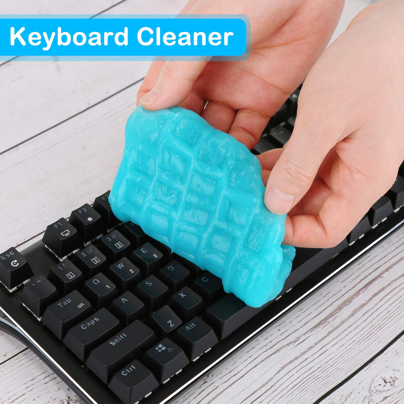 Car Cleaning Gel Kit Including Universal Car Detailing Putty for Interior Air Vent, Keyboard and Crevice Dust Removal (Universal)