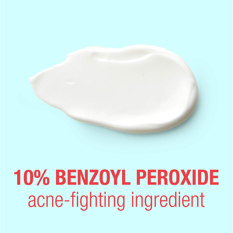 Neutrogena Rapid Clear Maximum Strength 10% Benzoyl Peroxide Spot Treatment Gel for Acne Prone Skin, 1 oz