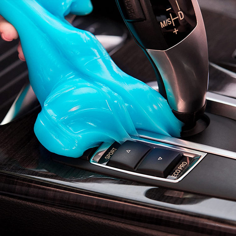 Car Cleaning Gel Kit Including Universal Car Detailing Putty for Interior Air Vent, Keyboard and Crevice Dust Removal (Universal)