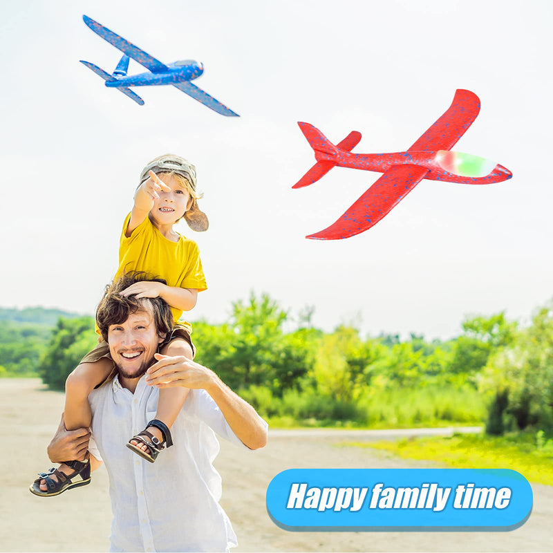 Toyly LED Airplane Toys (2 Pack)