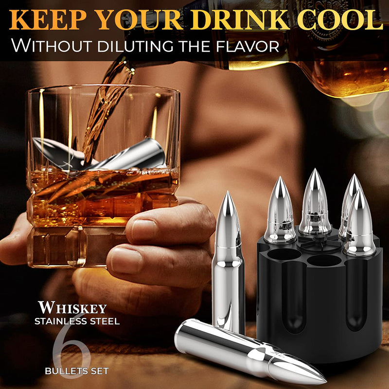 Girxon Bullet Whiskey Chilling Stones (Set of 9)