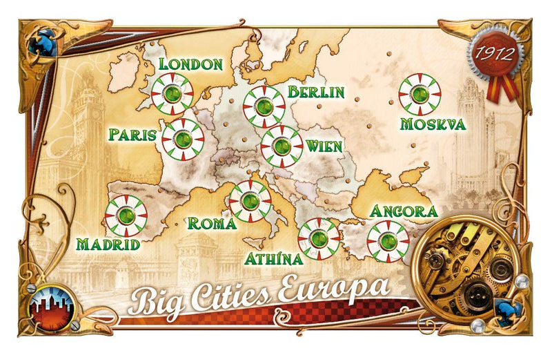 Ticket to Ride Europa 1912 Expansion (Family Board Game for 2-5 Players, 8+) by Days of Wonder