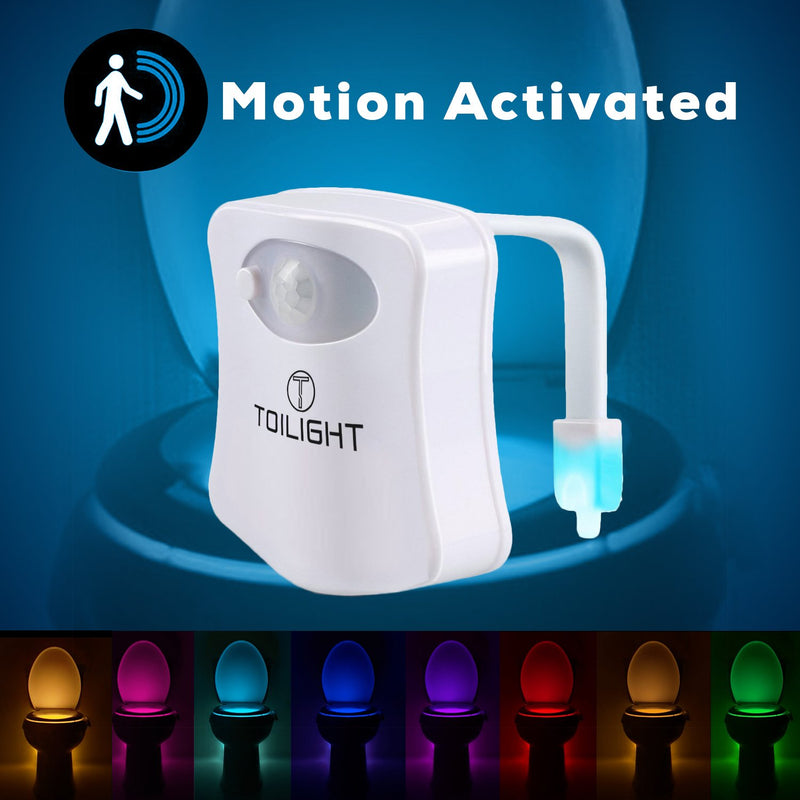 (LED Motion Activated [For Potty Training])

Original LED Motion Activated Toilet Night Light (For Potty Training)