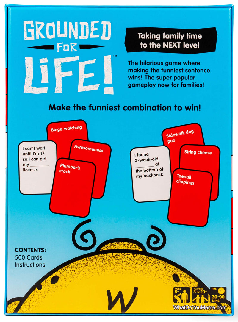 What Do You Meme? Grounded For Life - Family Board Game