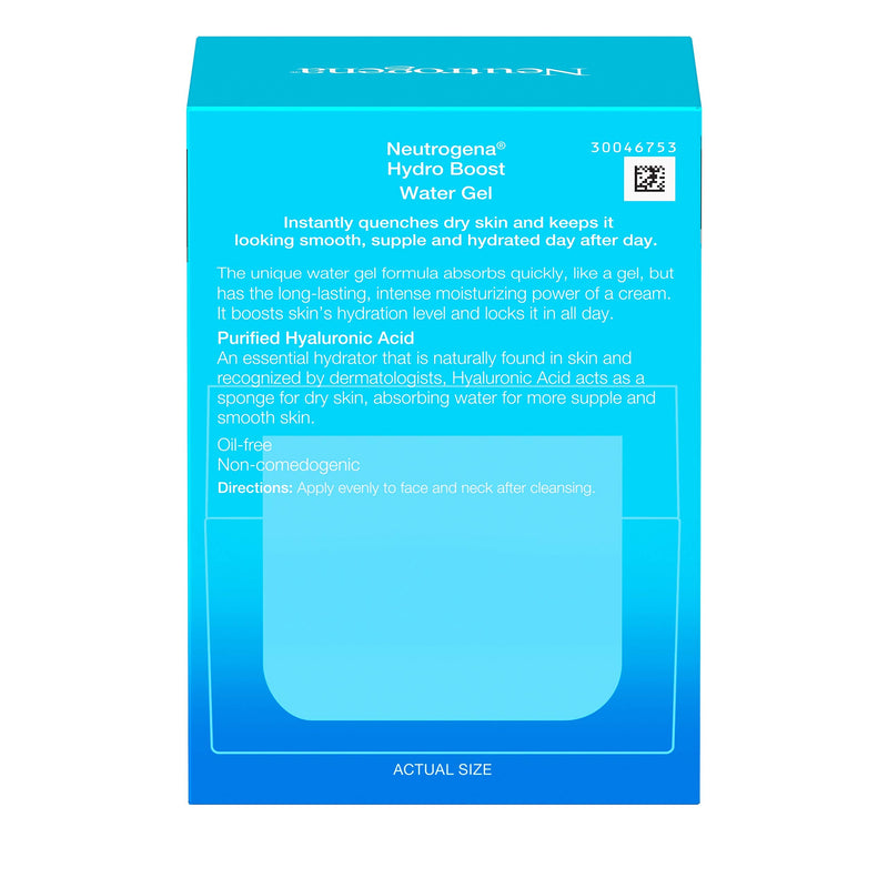 Neutrogena Hydro Boost Water Gel Moisturizer (1.7 fl. oz), With Hyaluronic Acid for Dry Skin, Oil-Free, Non-Comedogenic