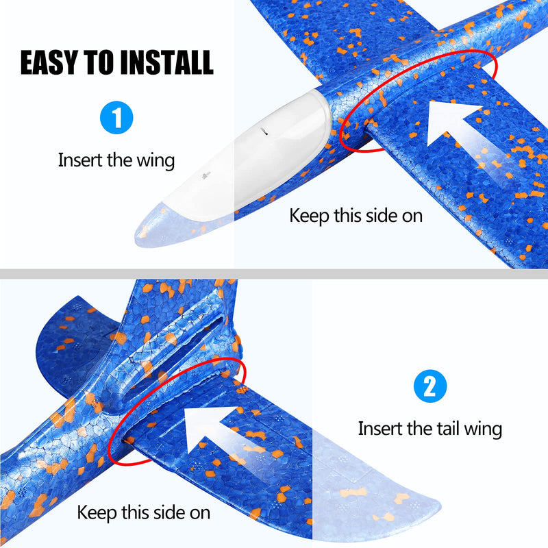 Toyly LED Airplane Toys (2 Pack)