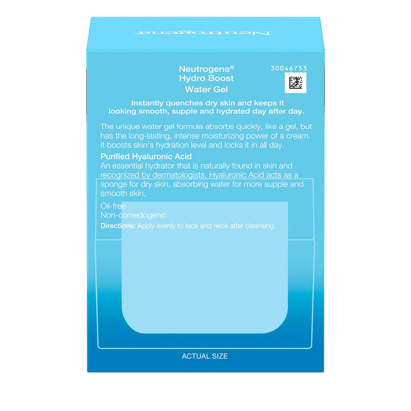 Neutrogena Hydro Boost Water Gel Moisturizer (1.7 fl. oz), With Hyaluronic Acid for Dry Skin, Oil-Free, Non-Comedogenic