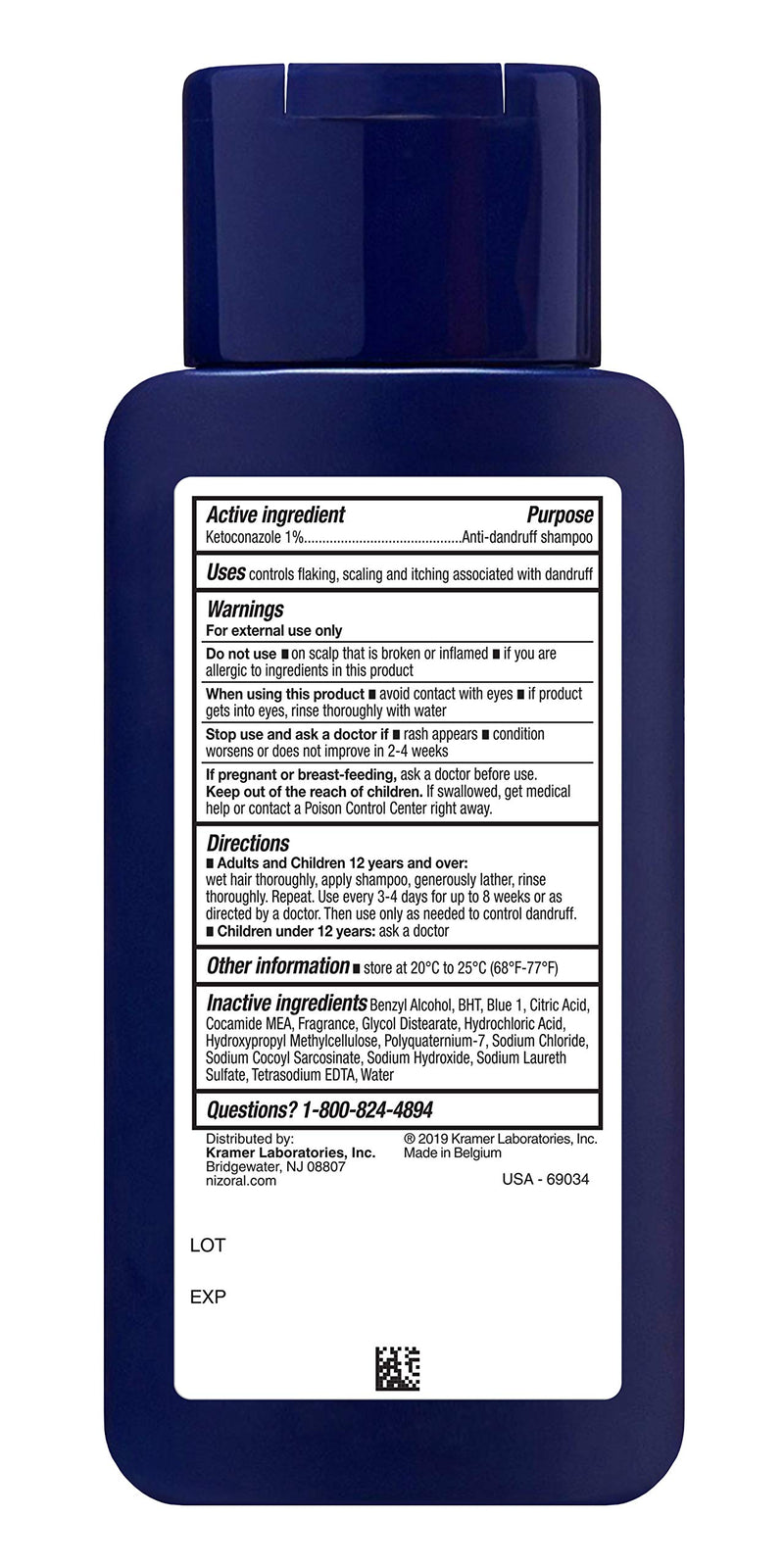 Nizoral Anti-Dandruff Shampoo Fresh 7 fl oz (Basic)