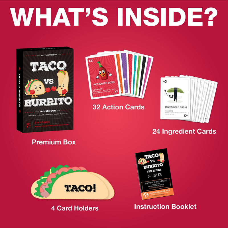 Taco vs Burrito Card Game [Created by a 7-Year-Old]