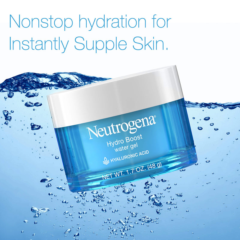 Neutrogena Hydro Boost Water Gel Moisturizer (1.7 fl. oz), With Hyaluronic Acid for Dry Skin, Oil-Free, Non-Comedogenic