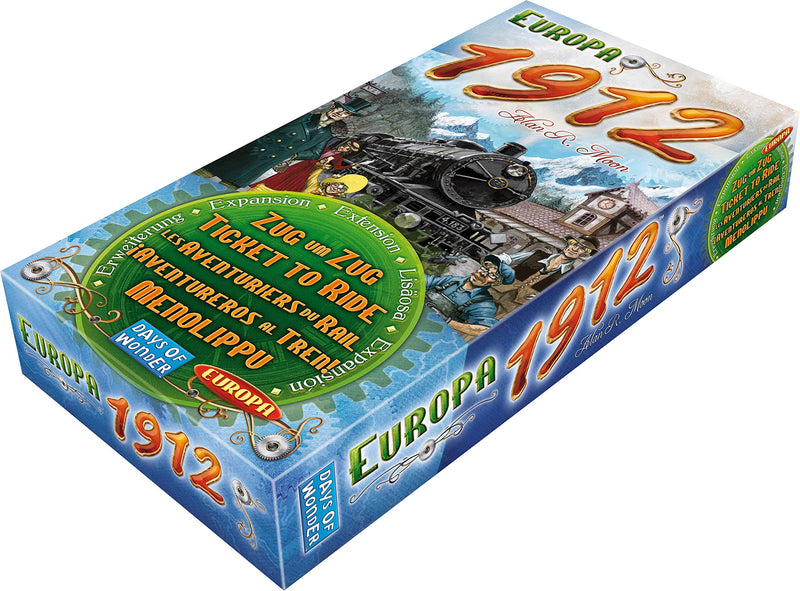 Ticket to Ride Europa 1912 Expansion (Family Board Game for 2-5 Players, 8+) by Days of Wonder