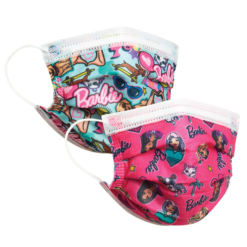Just Play Barbie Kids' Face Mask, 14-Pack, Ages 2-7 (61052)