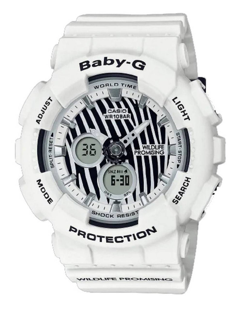 Casio Baby-G Wildlife Limited Edition Analog Digital Quartz BA-120WLP-7A BA120WLP-7 100M Women's Watch