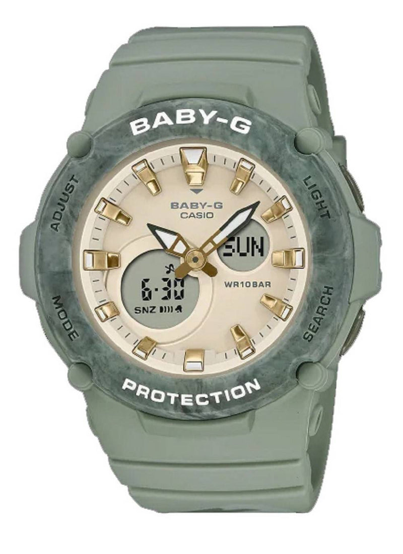 Casio Baby-G Analog Digital Resin Quartz BGA-275M-3A BGA275M-3 100M Women's Watch
