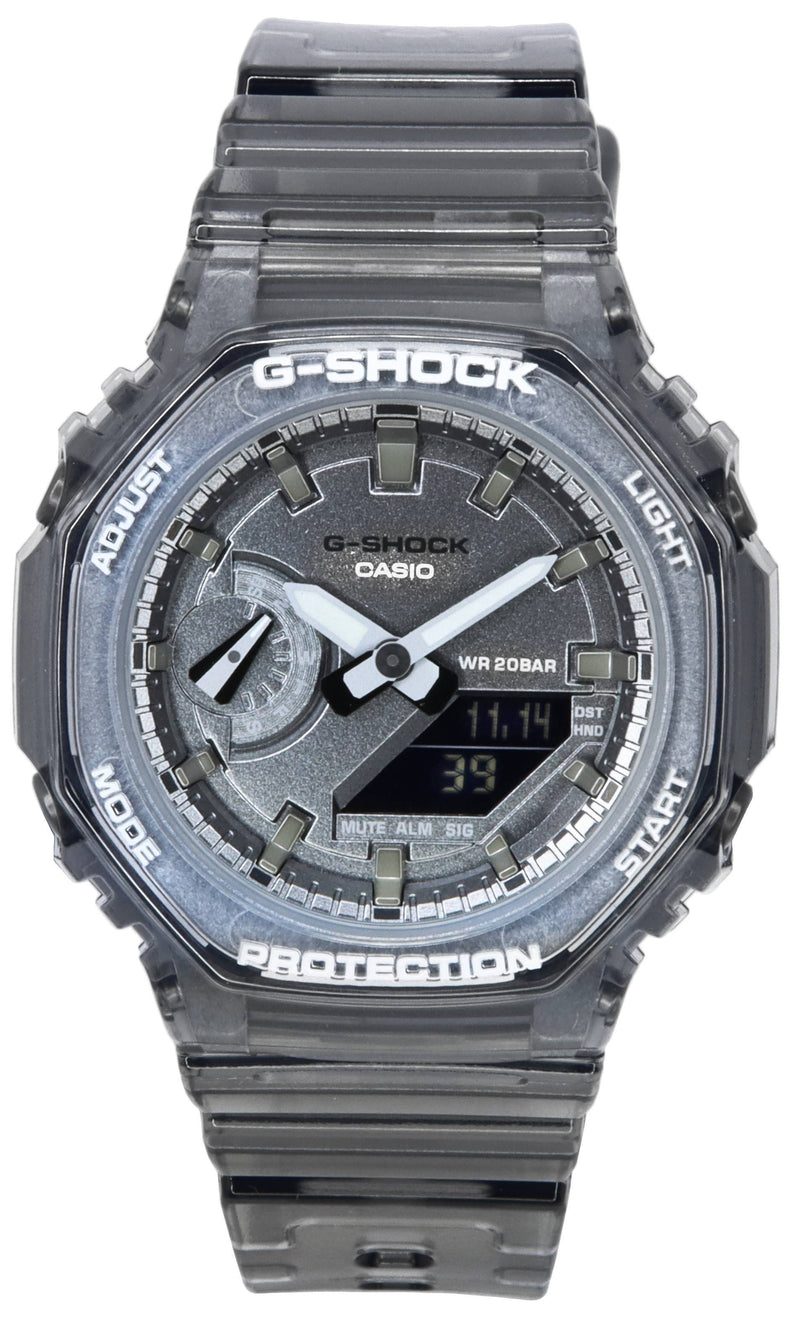 Casio G-Shock Metallic Skeleton Analog Digital Quartz GMA-S2100SK-1A GMAS2100SK-1 200M Women's Watch