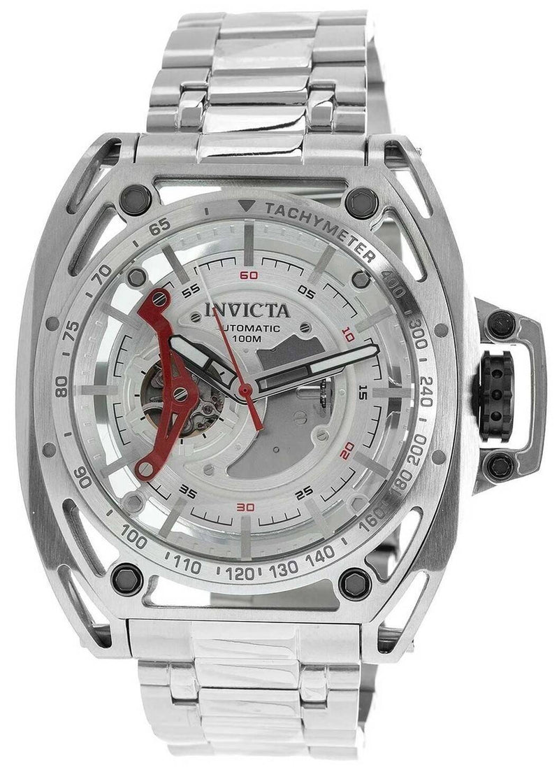 Invicta S1 Rally Stainless Steel Silver Dial Automatic 38146 100M Men's Watch