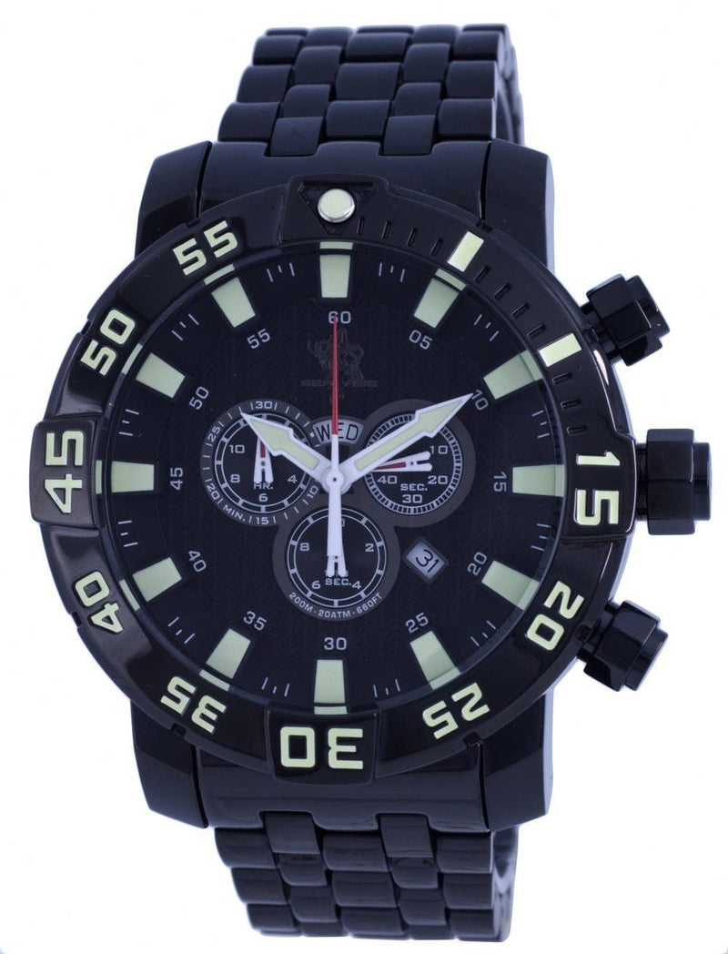 Invicta Pro Diver Sea Base Limited Edition Black Dial Quartz 38230 200M Men's Watch