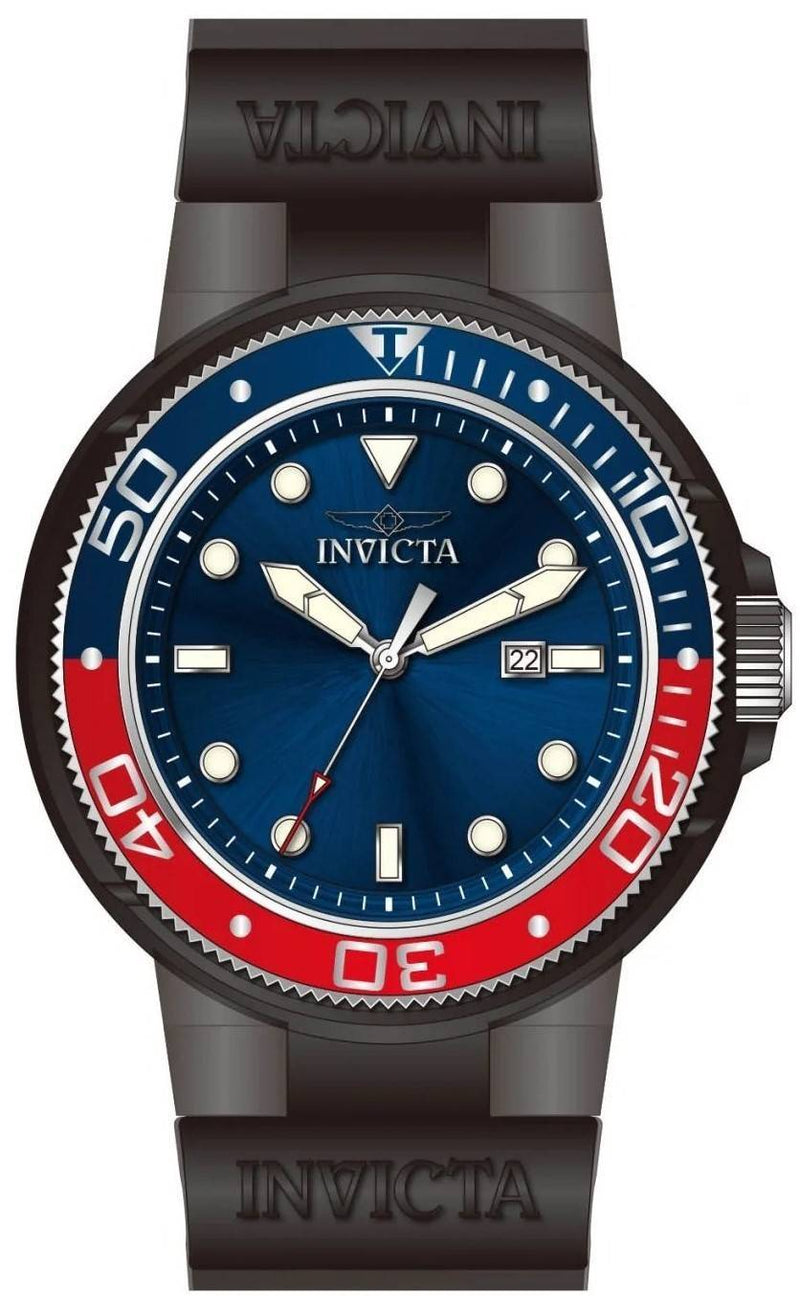 Invicta Pro Diver Silicone Blue Dial Quartz 38883 100M Men's Watch