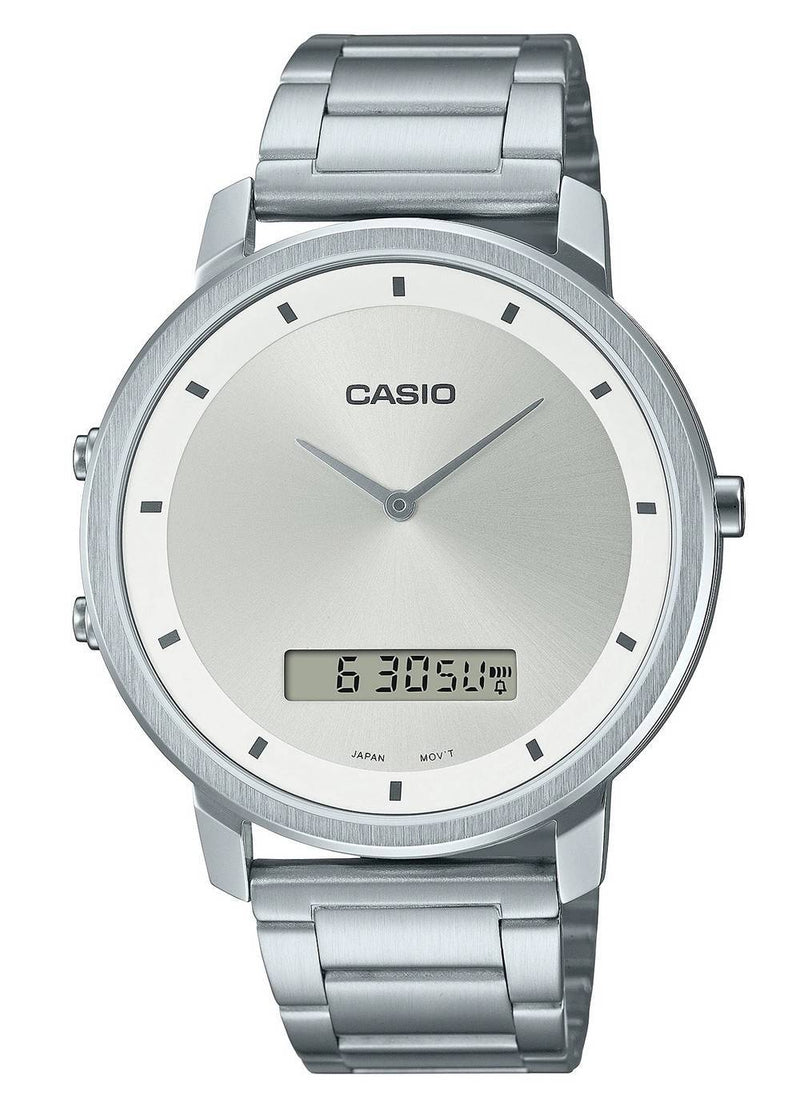 Casio Standard Stainless Steel Analog Digital MTP-B200D-7E MTPB200D-7 Men's Watch