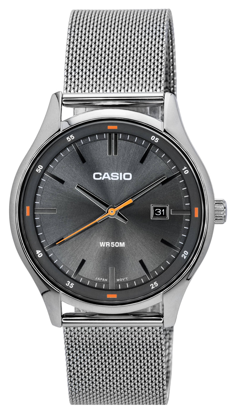 Casio Standard Analog Grey Dial Quartz MTP-E710M-8A MTPE710M-8 Men's Watch